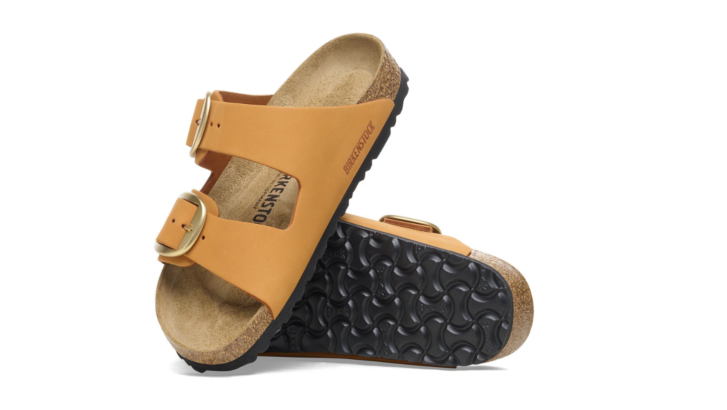 Birkenstock Arizona Big Buckle Nubuck Leather Burnt Orange