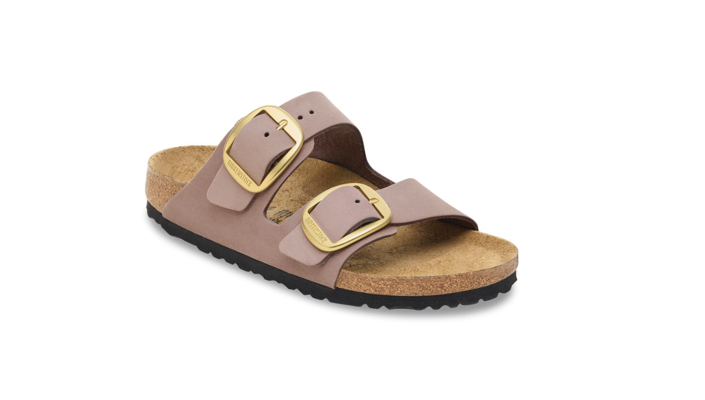 Birkenstock Arizona Big Buckle Nubuck Leather Faded Purple