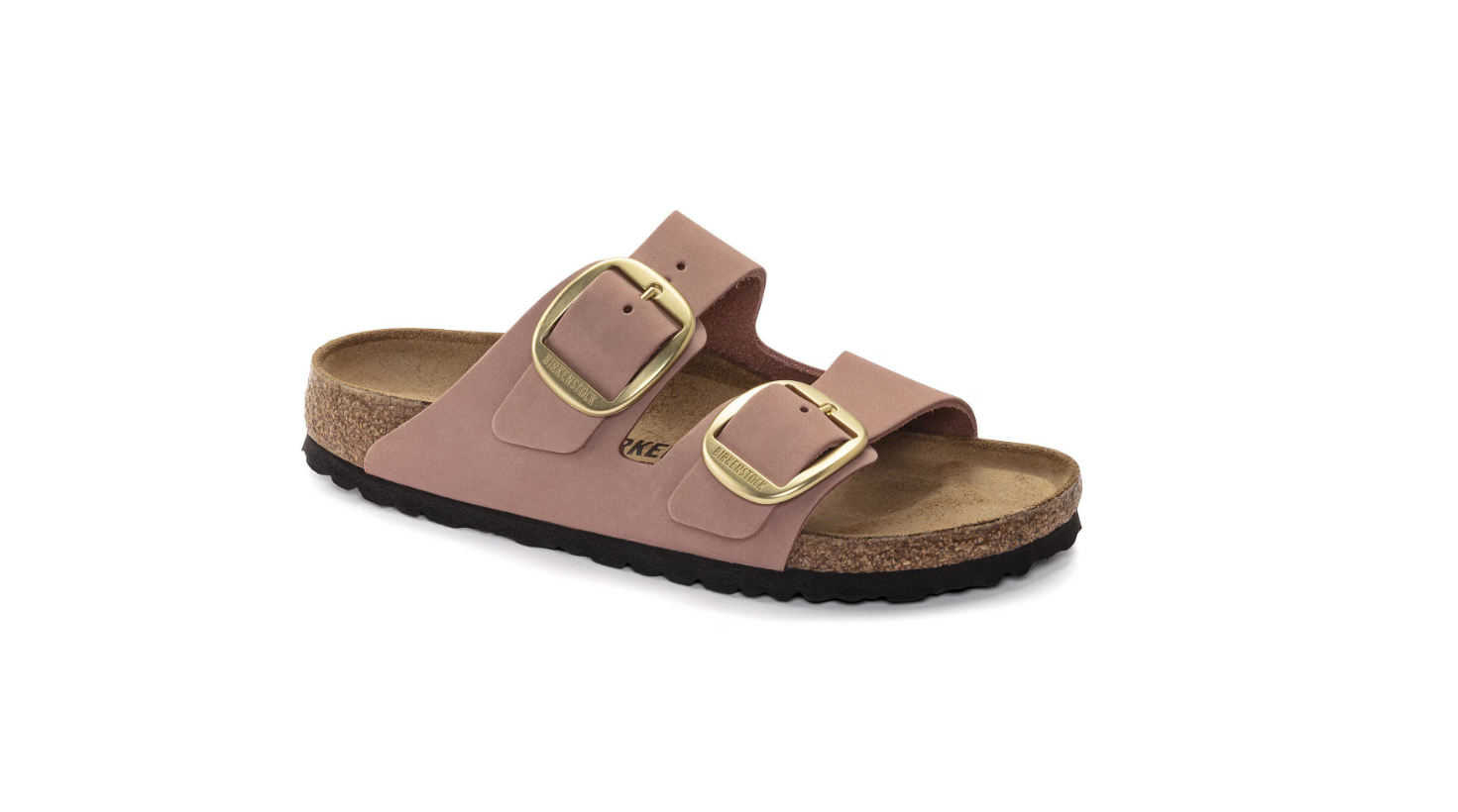 Birkenstock Arizona Big Buckle Nubuck Leather Old Rose