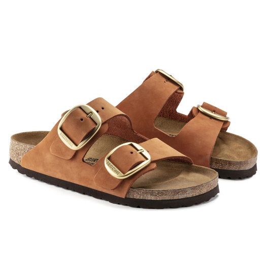 Arizona Big Buckle Nubuck Leather Pecan