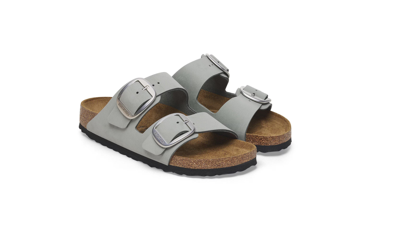 Birkenstock Arizona Big Buckle Nubuck Leather Pure Sage
