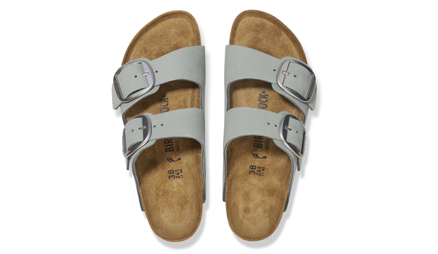 Birkenstock Arizona Big Buckle Nubuck Leather Pure Sage
