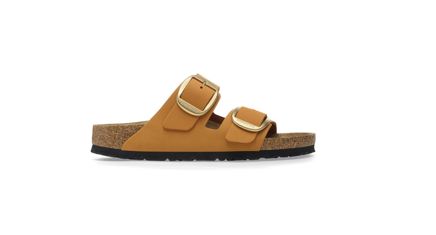 Birkenstock Arizona Big Buckle Nubuck Leather Burnt Orange
