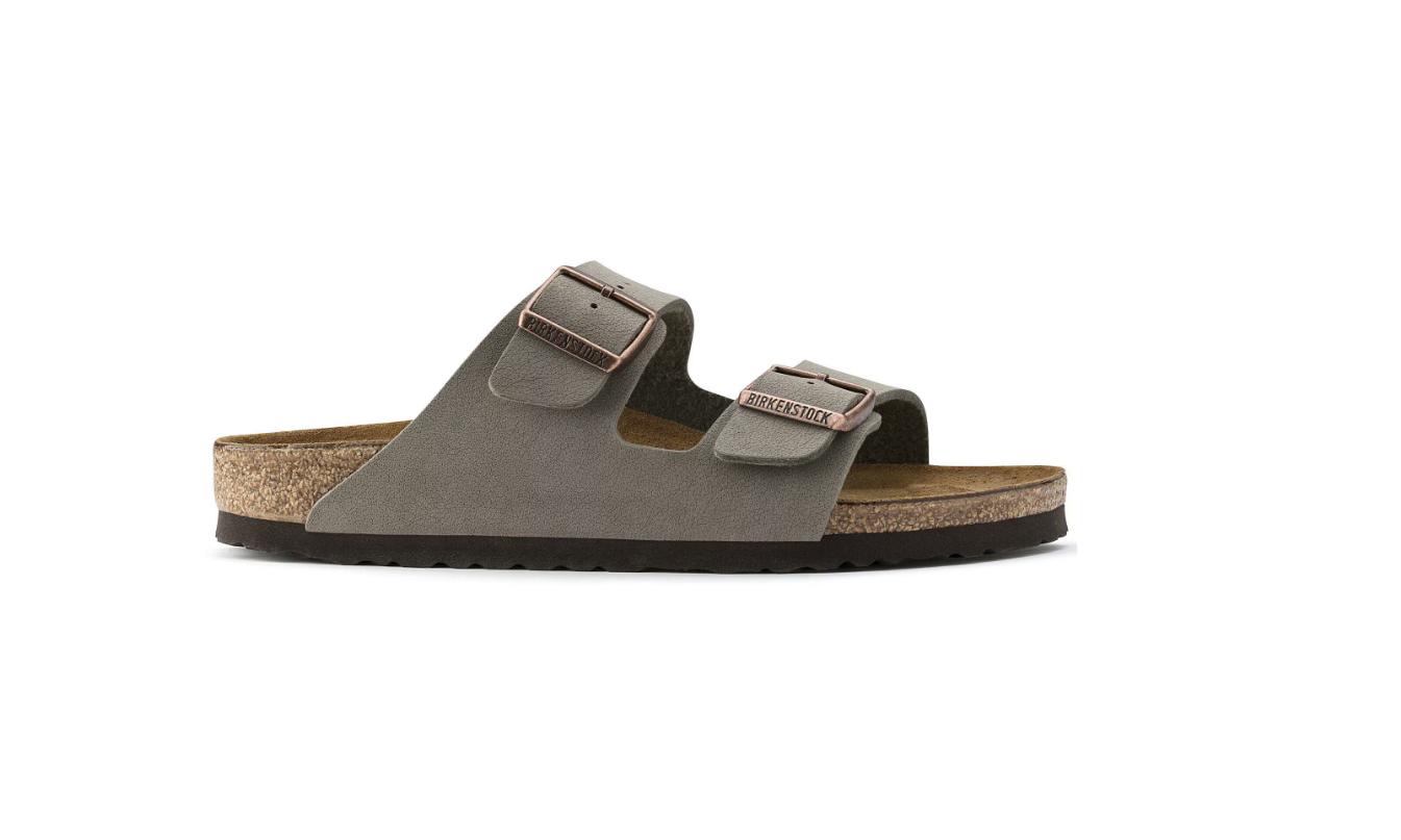 Birkenstock Arizona Birkibuc Stone Sandals