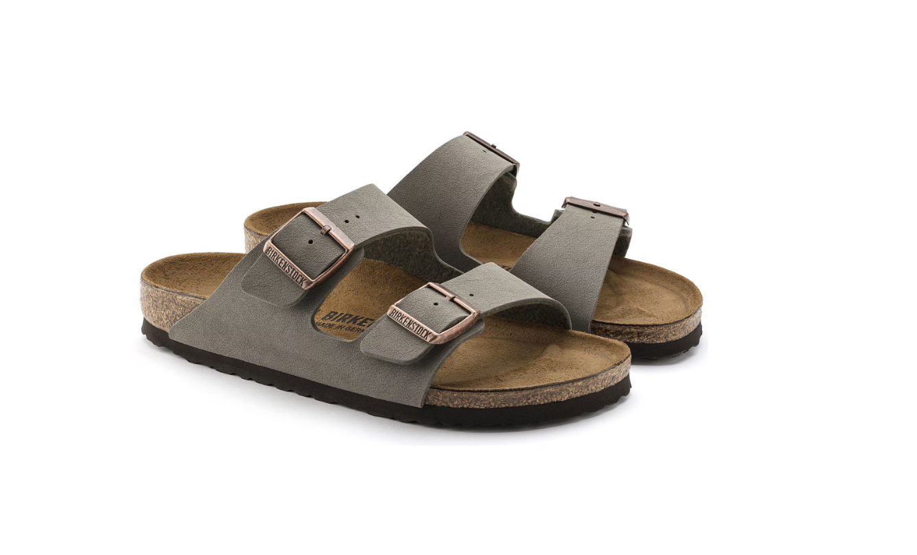 Birkenstock Arizona Birkibuc Stone Sandal