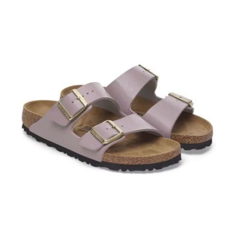 Birkenstock Arizona Birko-Flor Graceful Faded Purple Sandals