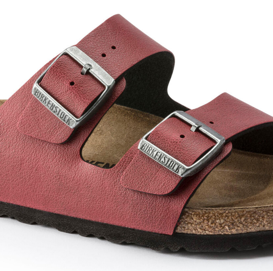 Birkenstock Arizona Birko-Flor Pull Up Bordeaux Sandals