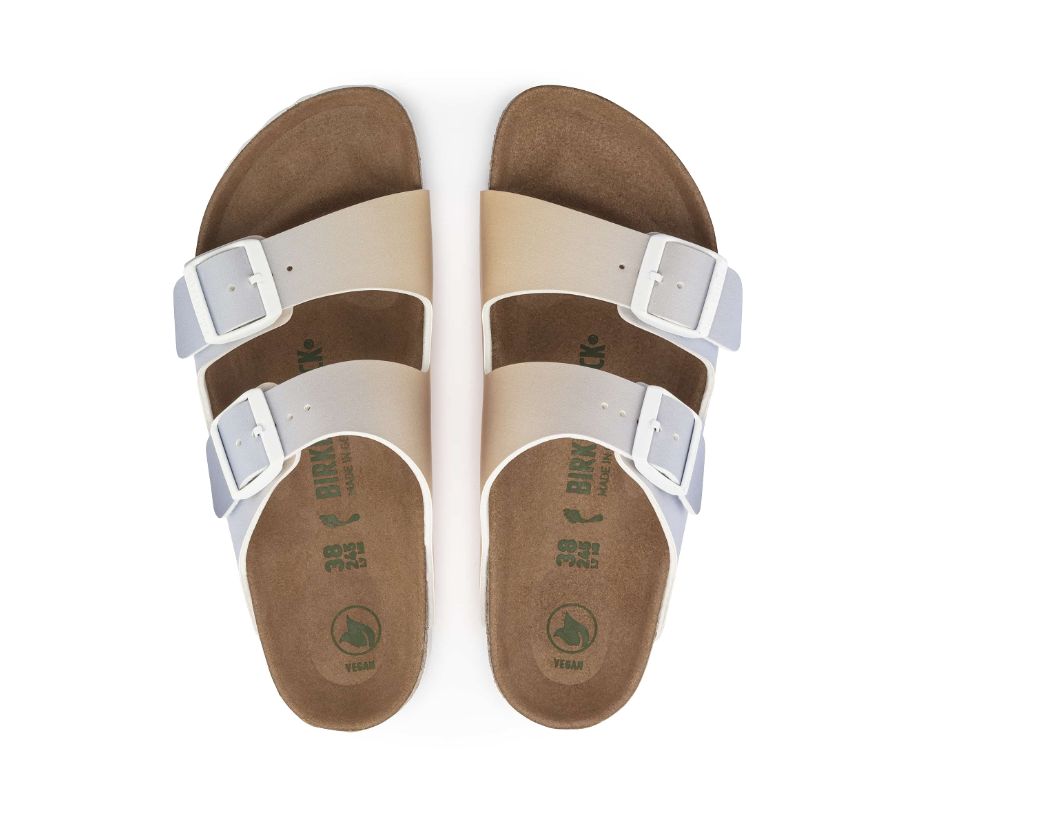 Birkenstock Arizona Birko-Flor Purple Fog Multi Vegan Sandals