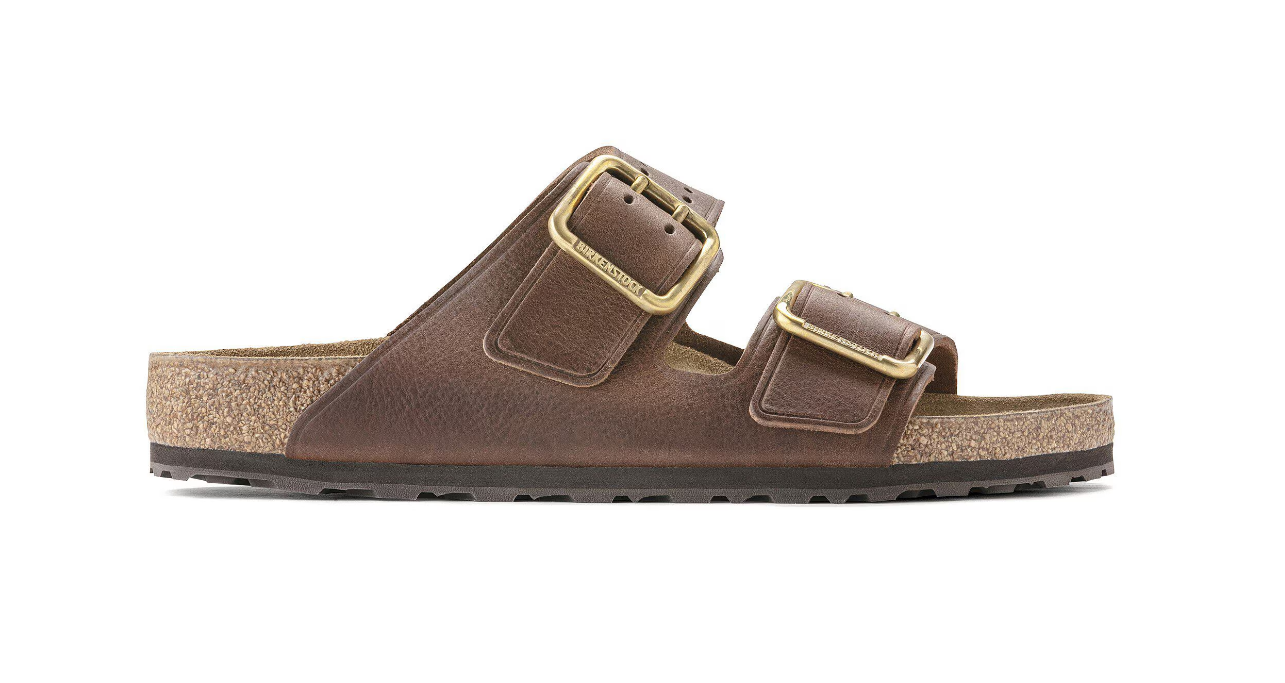 Birkenstock Arizona Bold Natural Leather Roast Sandals