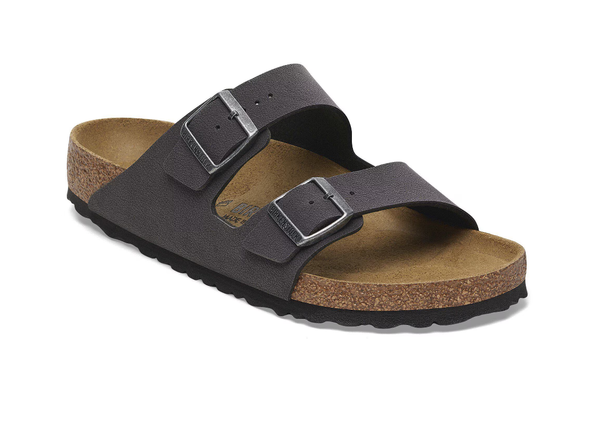 Birkenstock Arizona Birko-Flor Nubuck Birkibuc Velvet Gray