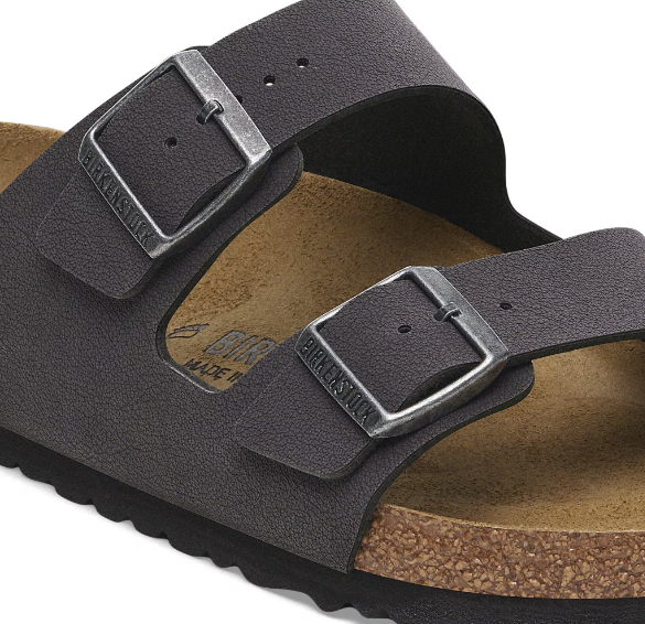Birkenstock Arizona Birko-Flor Nubuck Birkibuc Velvet Gray