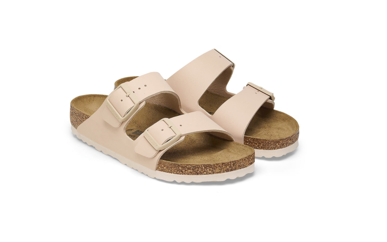 Birkenstock Arizona Birko-Flor New Beige Sandals