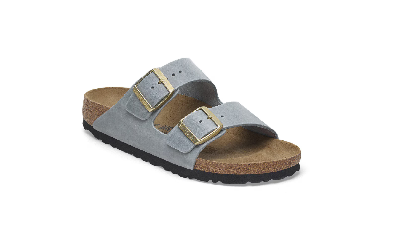Birkenstock Arizona Oiled Leather Basalt Gray Sandals