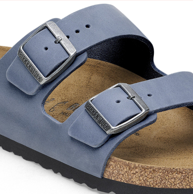 Birkenstock Arizona Oiled Leather Elemental Blue Sandals