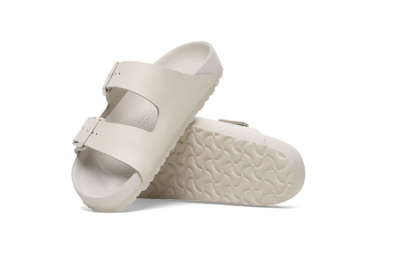 Birkenstock Arizona Exquisite Natural Leather Sandals Eggshell