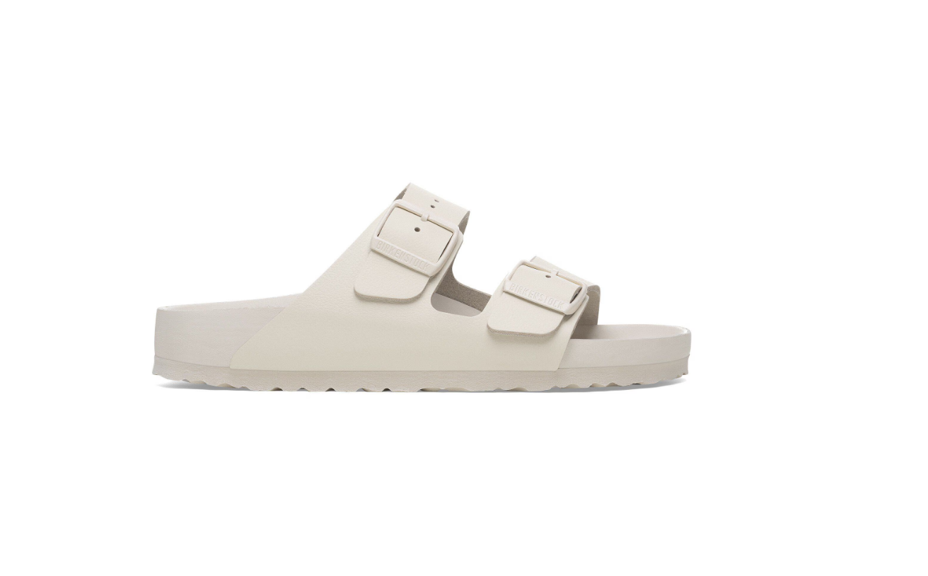 Birkenstock Arizona Exquisite Natural Leather Sandals Eggshell