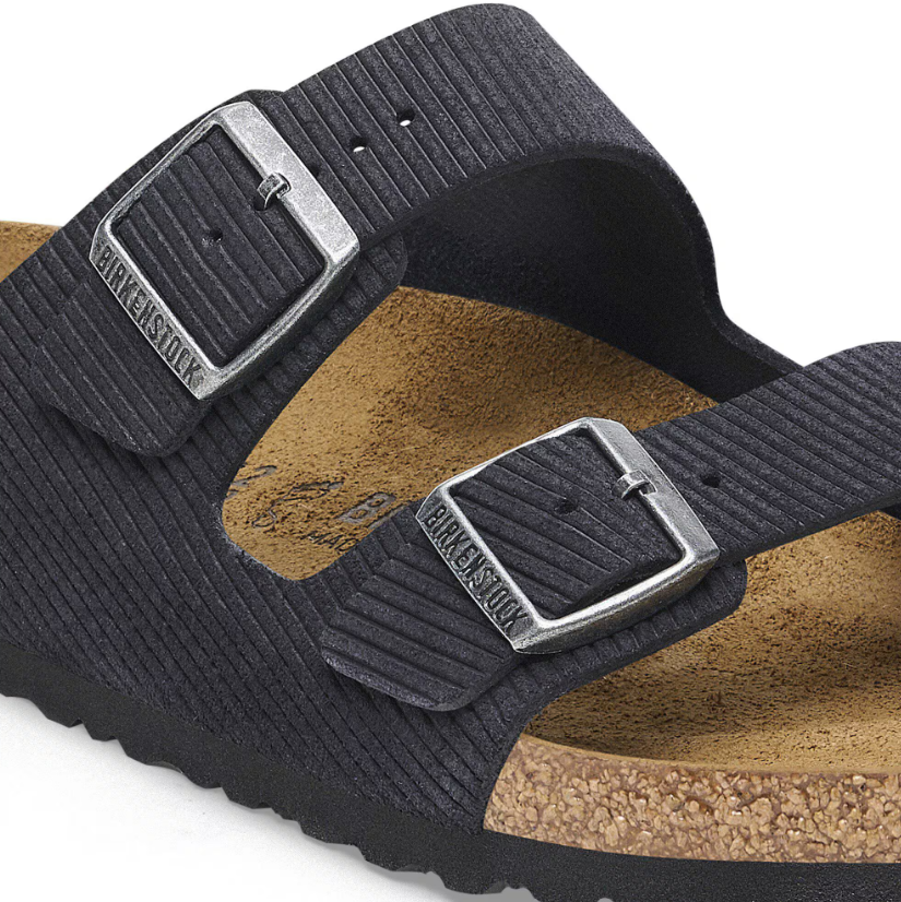 Birkenstock Arizona Suede Leather Embossed Corduroy Midnight