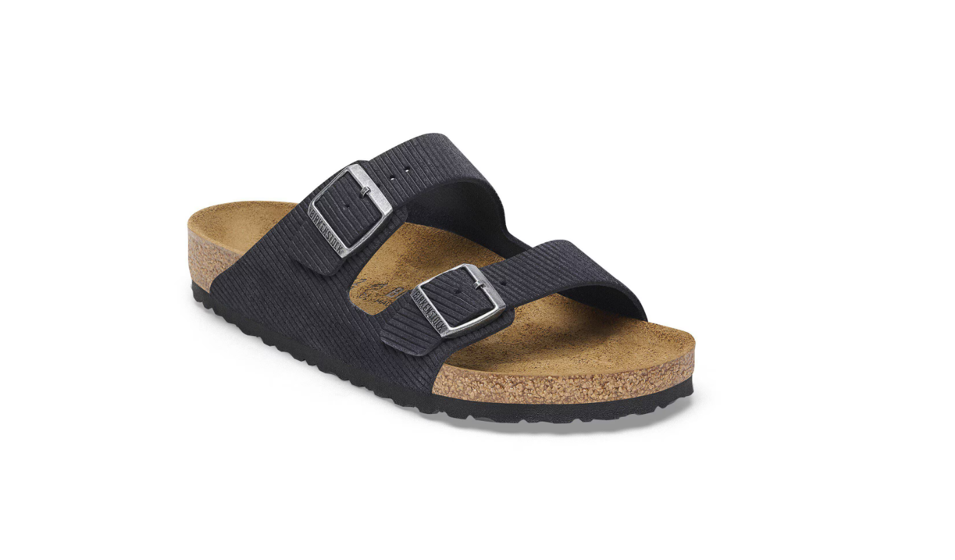 Birkenstock Arizona Suede Leather Embossed Corduroy Midnight