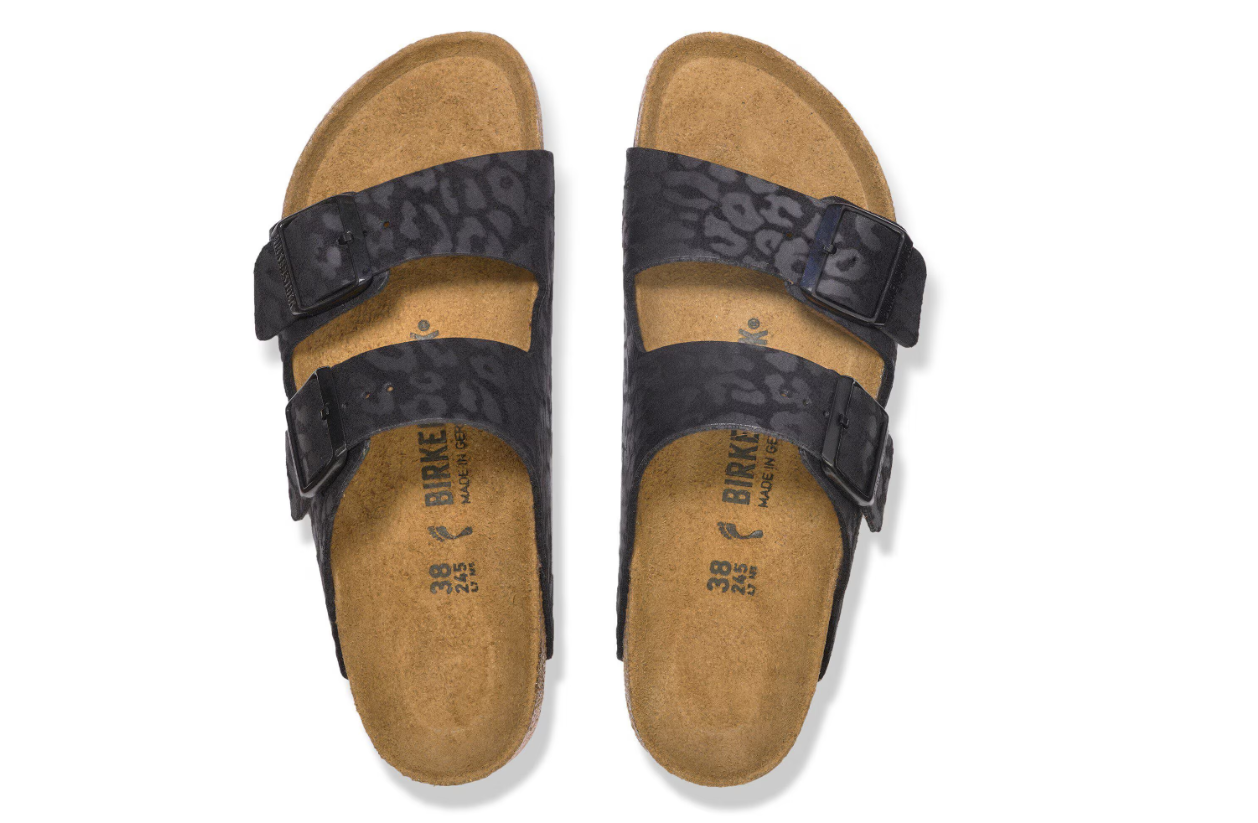 Birkenstock Arizona Synthetics Leo Black Sandals
