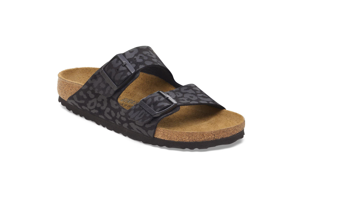 Birkenstock Arizona Synthetics Leo Black Sandals