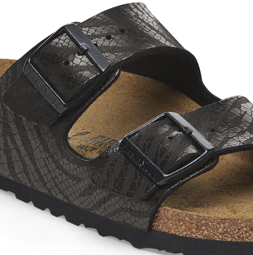 Birkenstock Arizona Synthetics Zebra Black Sandals