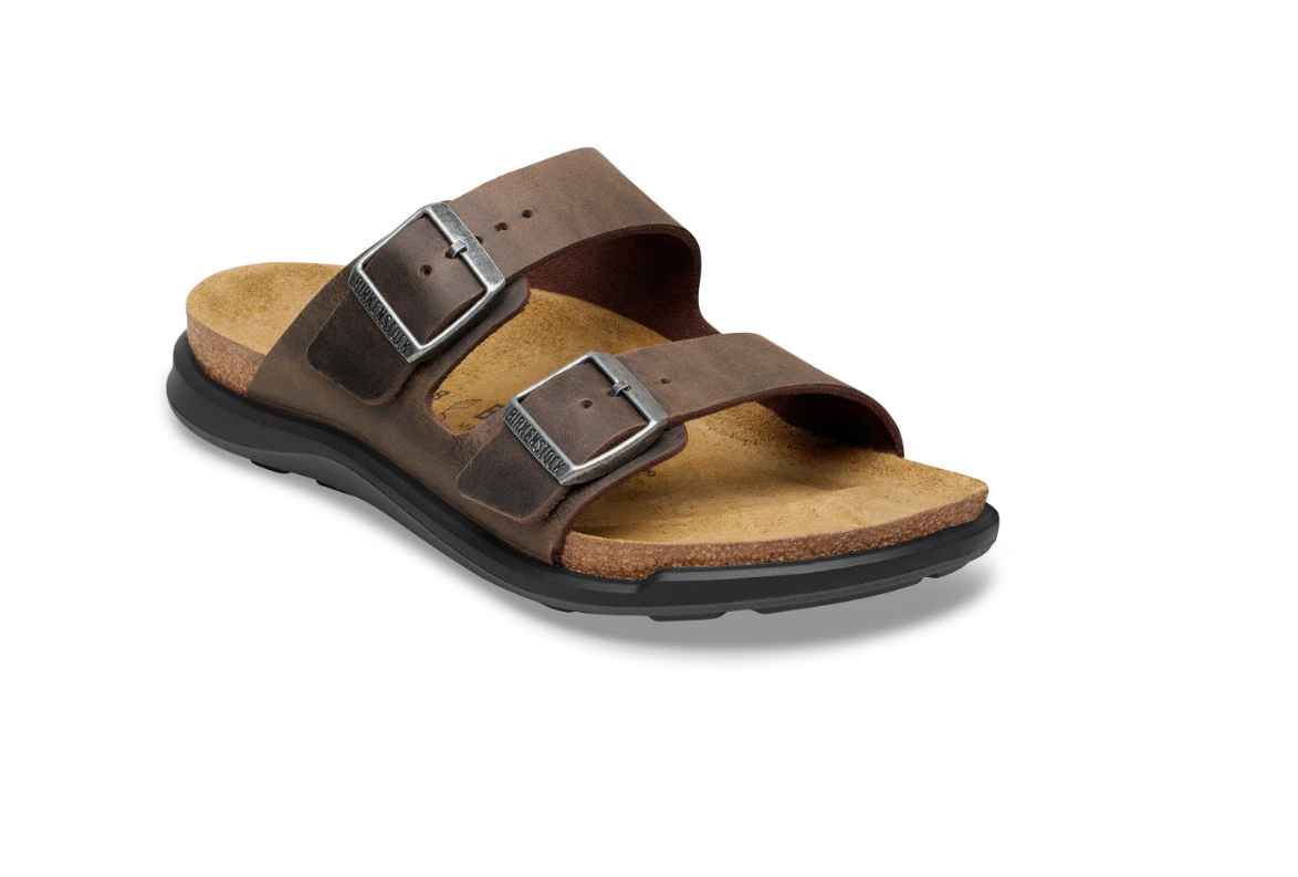 Birkenstock Arizona Crosstown Waxy Leather Habana