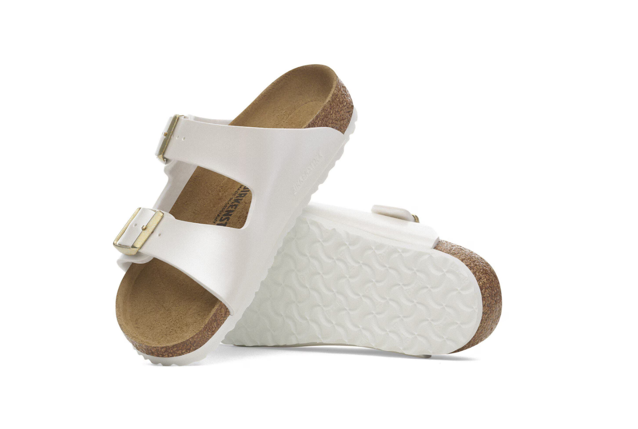 Birkenstock Arizona Kids Birko-Flor Electric Metallic Pearl Sandals