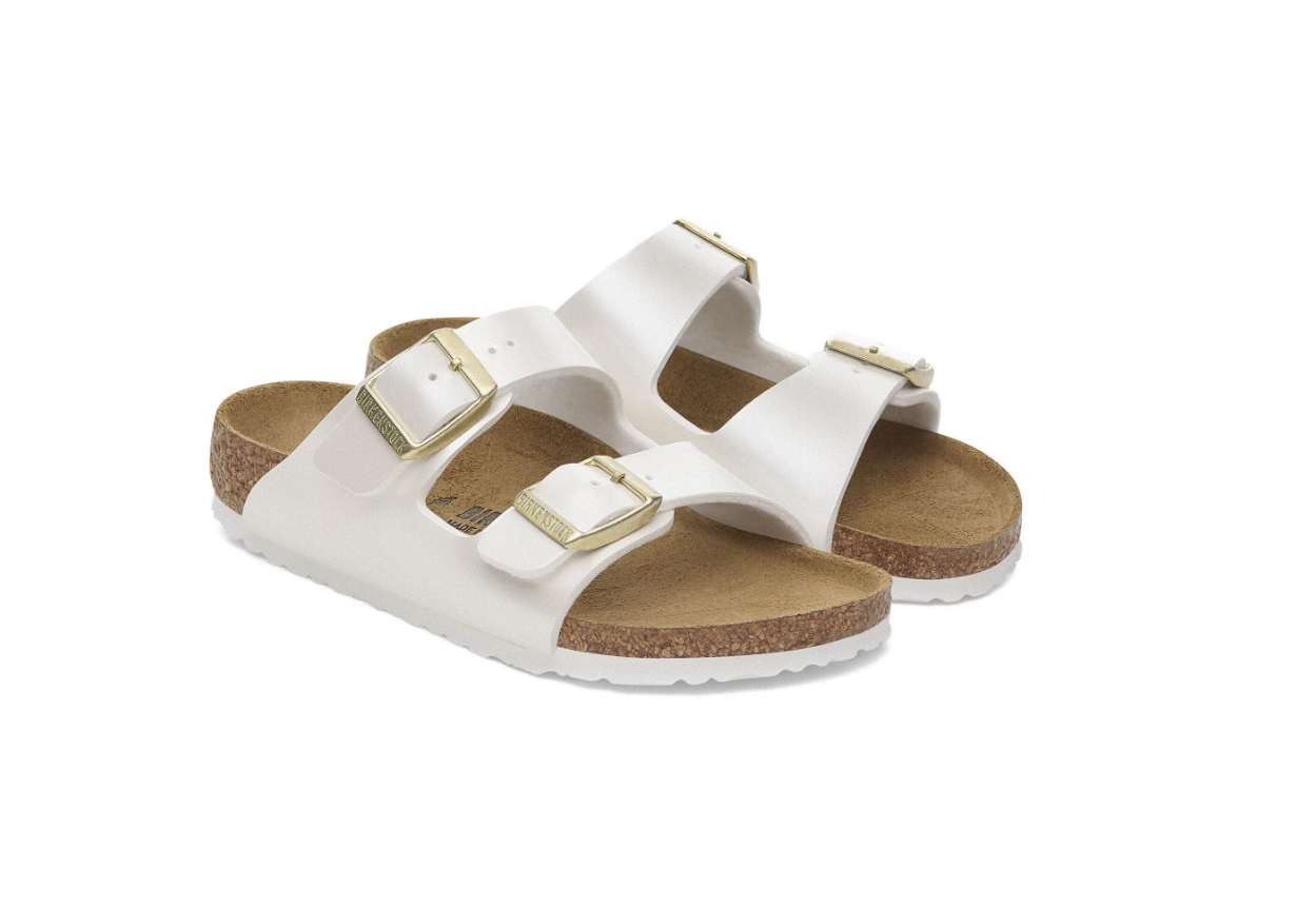 Birkenstock Arizona Kids Birko-Flor Electric Metallic Pearl Sandals