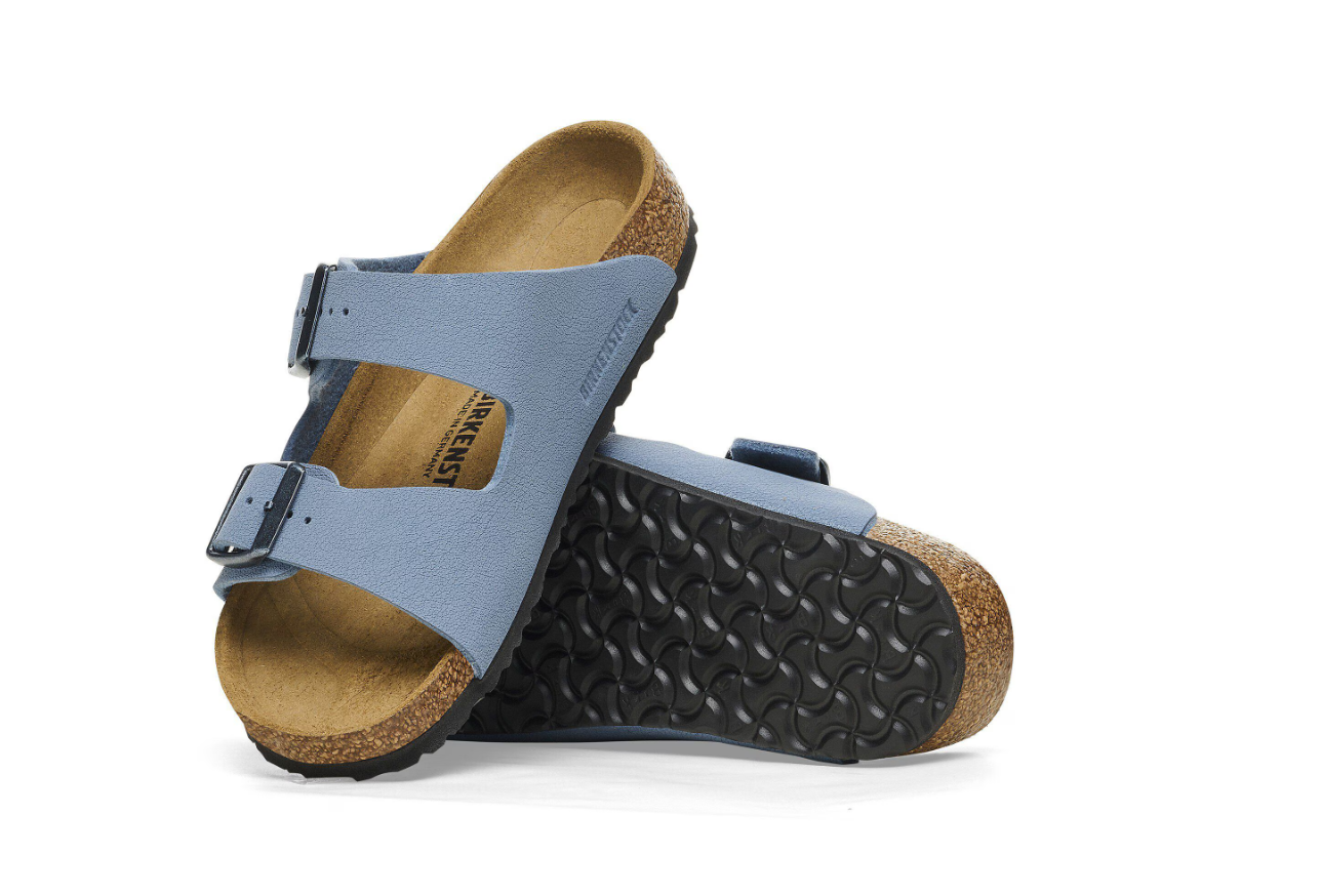 Birkenstock Arizona Kids Birko-Flor Nubuck Elemental Blue Sandals