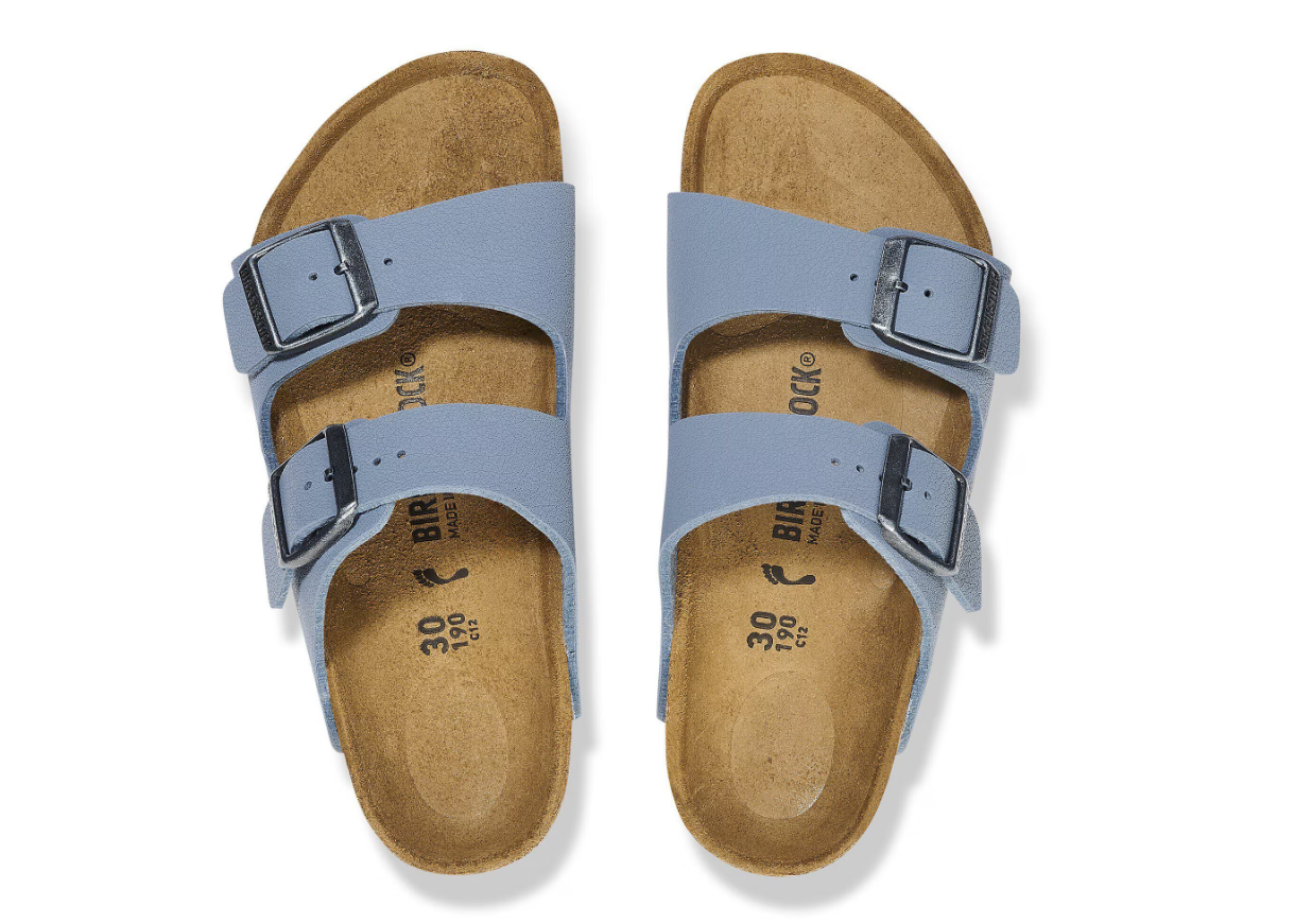 Birkenstock Arizona Kids Birko-Flor Nubuck Elemental Blue Sandals