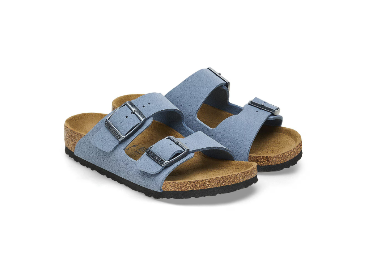 Birkenstock Arizona Kids Birko-Flor Nubuck Elemental Blue Sandals
