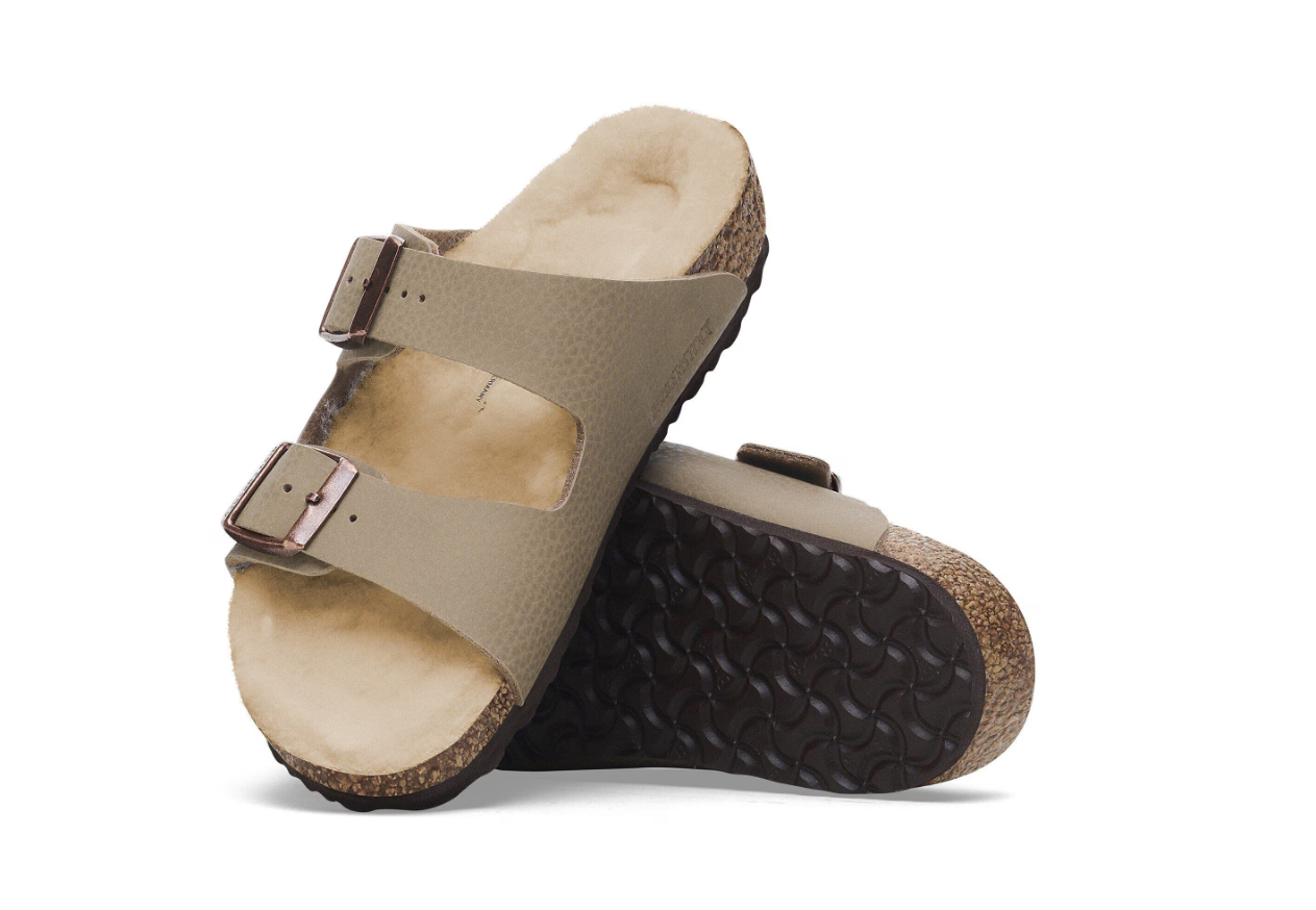 Birkenstock Arizona Kids Birko-Flor Desert Soil Gray Taupe Sandals