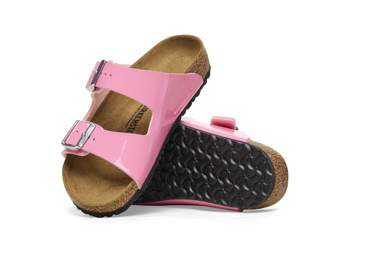 Birkenstock Arizona Kids Birko-Flor Patent Candy Pink