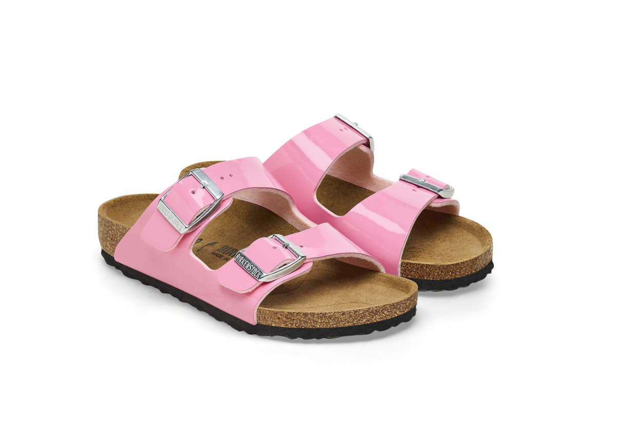 Birkenstock Arizona Kids Birko-Flor Patent Candy Pink
