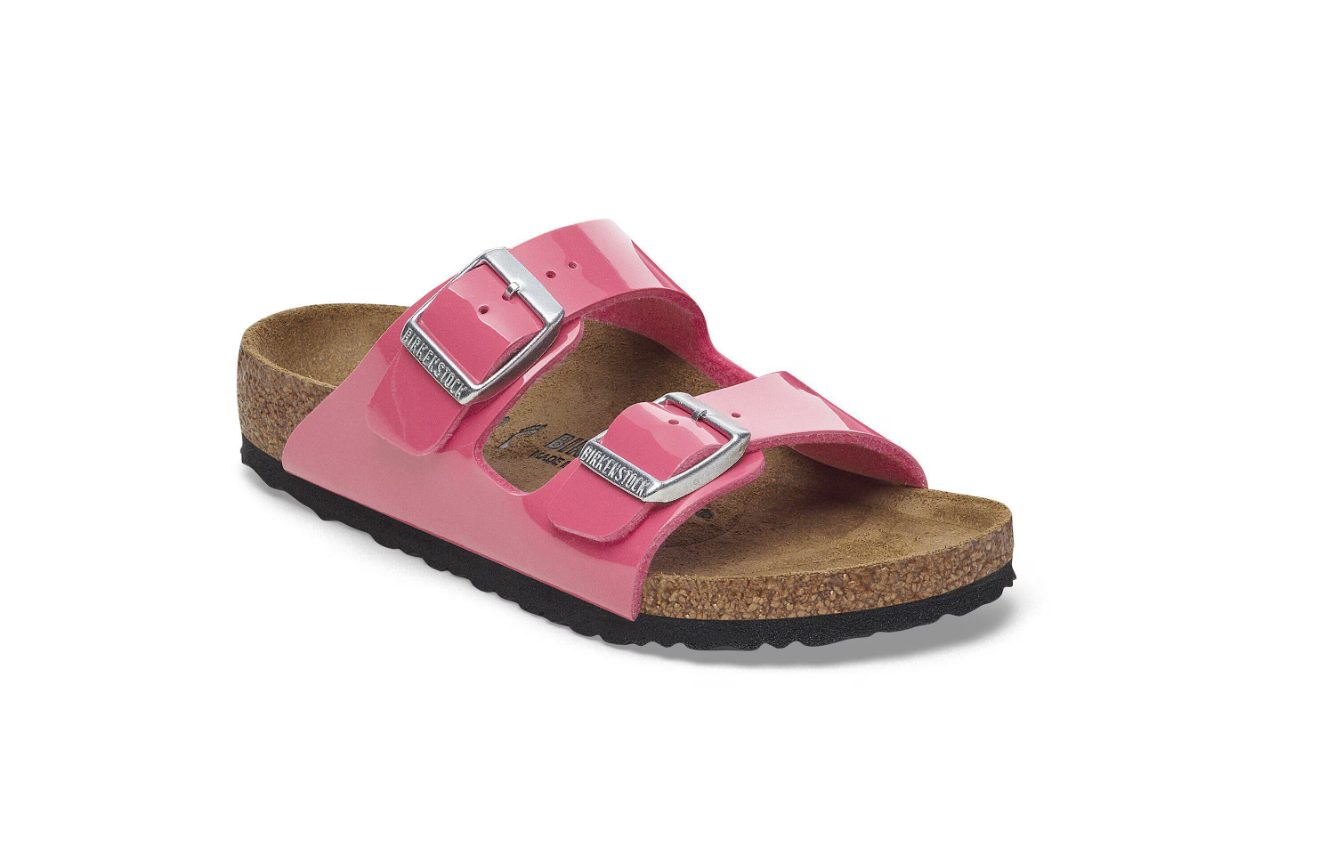 Birkenstock Arizona Kids Birko-Flor Patent Fuchsia Tulip