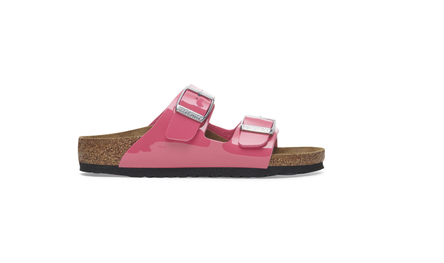 Birkenstock Arizona Kids Birko-Flor Patent Fuchsia Tulip