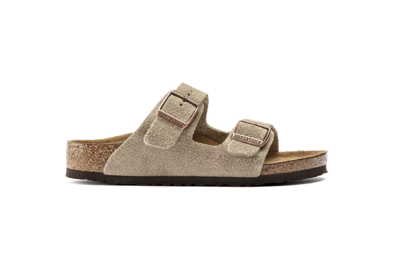 Birkenstock Arizona Kids Suede Leather Taupe