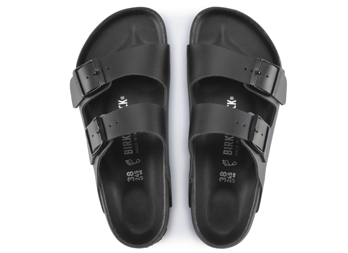 Birkenstock Arizona Exquisite Natural Leather Black Sandals