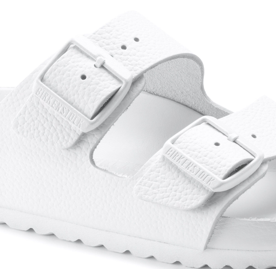 Birkenstock Arizona Exquisite Natural Leather White Sandals