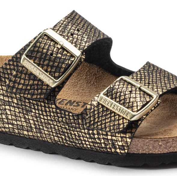 Birkenstock Arizona Microfiber Shiny Python Black