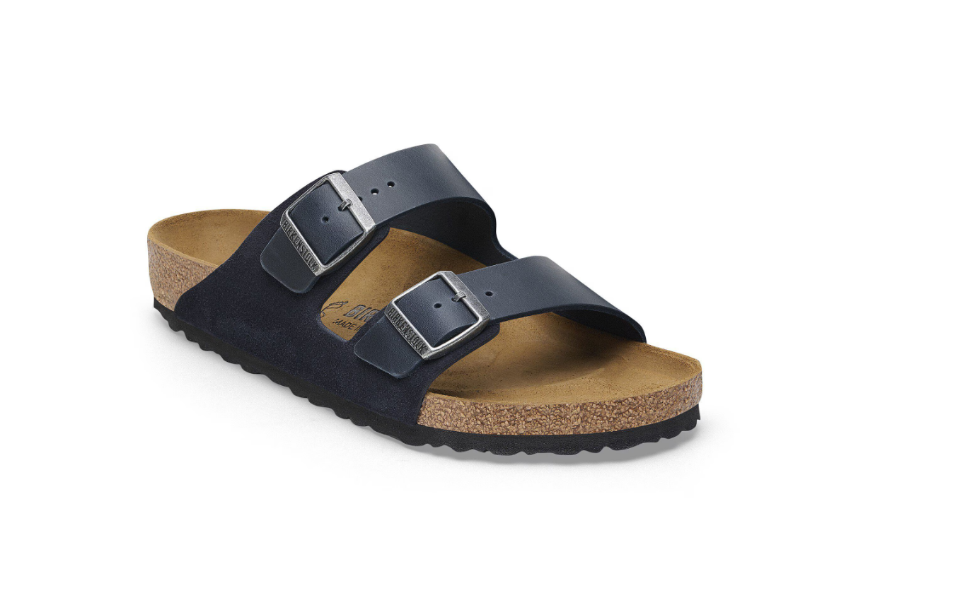 Birkenstock Arizona Mixed Leather Midnight Sandals