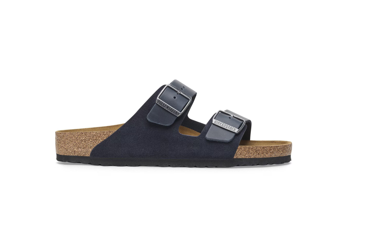 Birkenstock Arizona Mixed Leather Midnight Sandals