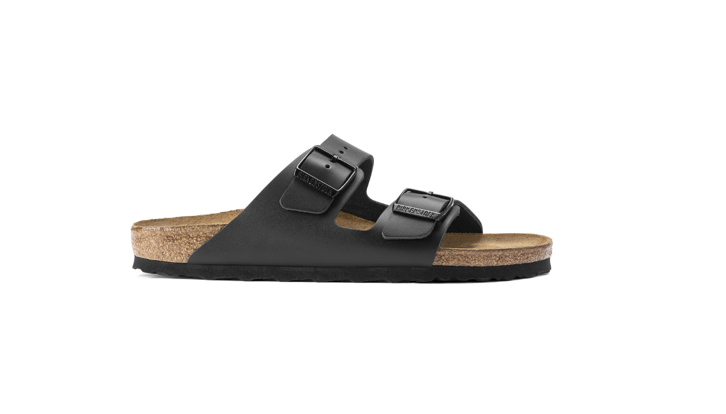 Birkenstock Arizona Natural Leather Black Sandals