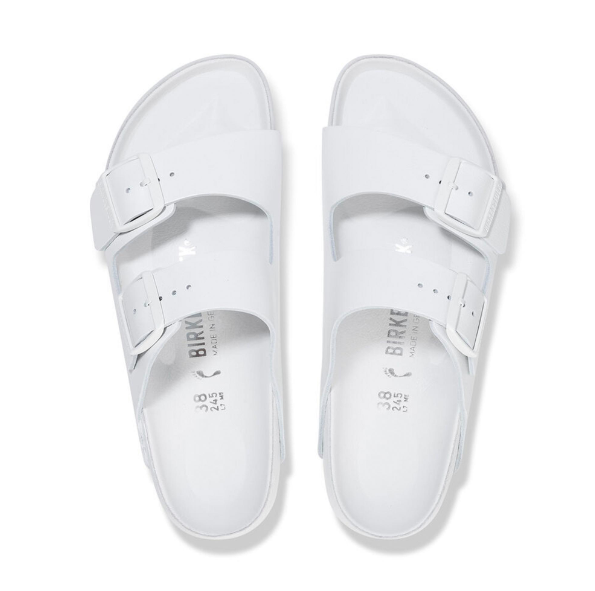 Birkenstock Arizona Exquisite Natural Leather White