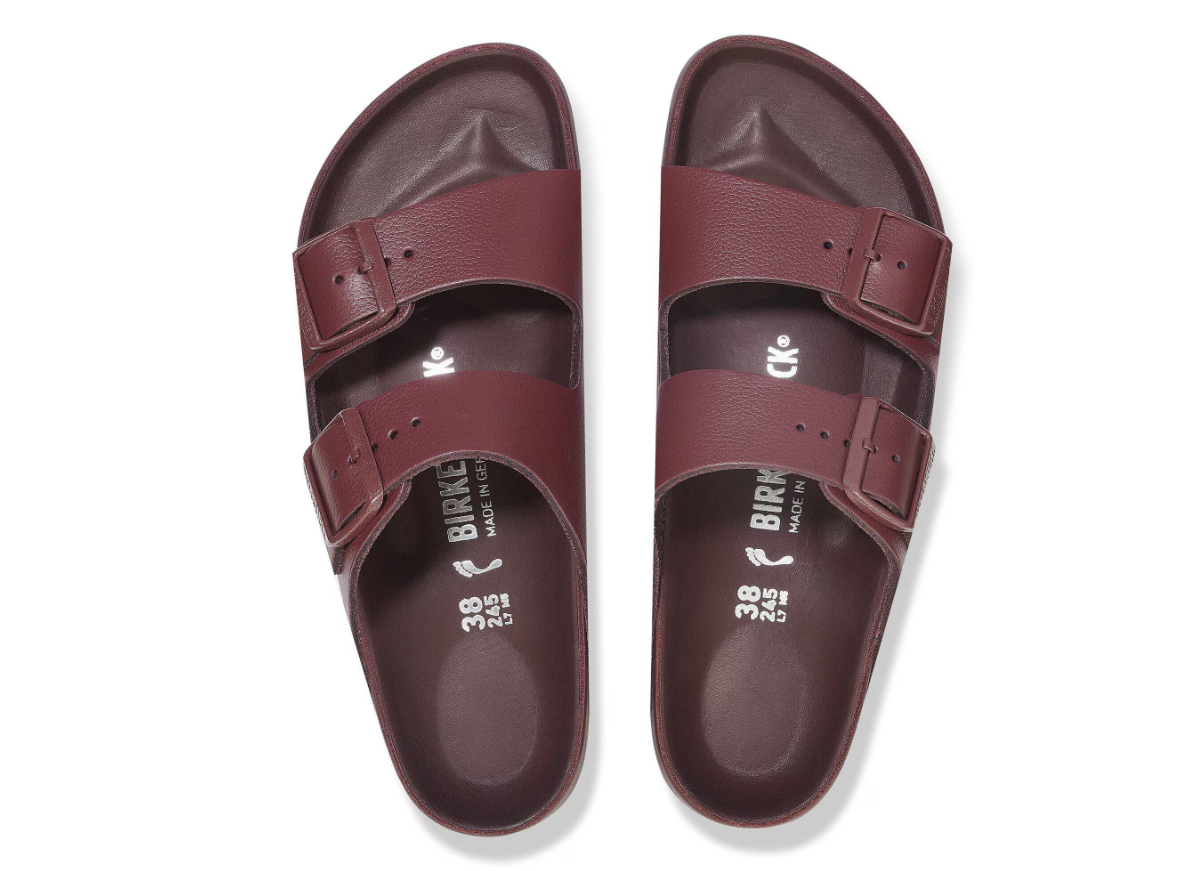Birkenstock Arizona Exquisite Natural Leather Zinfandel