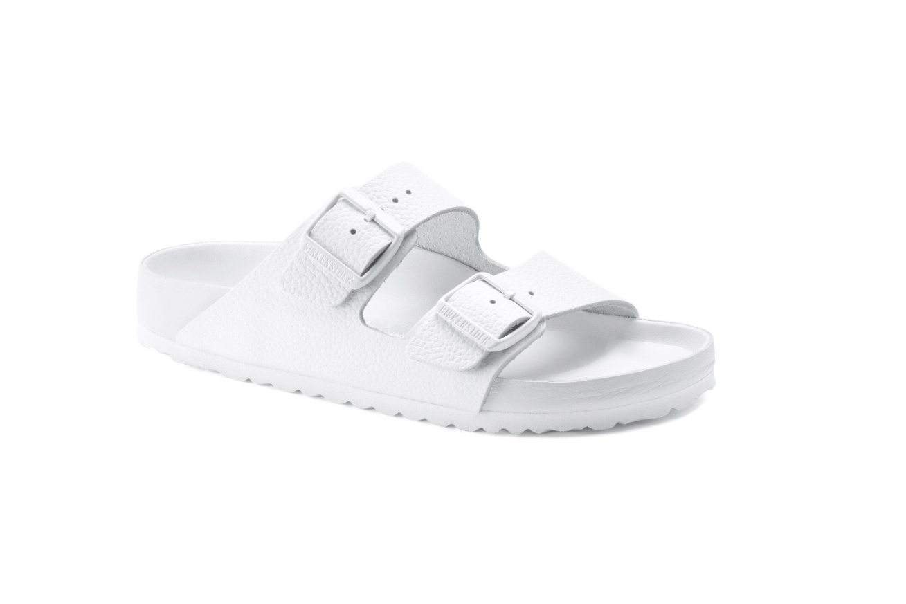 Birkenstock Arizona Exquisite Natural Leather White Sandals