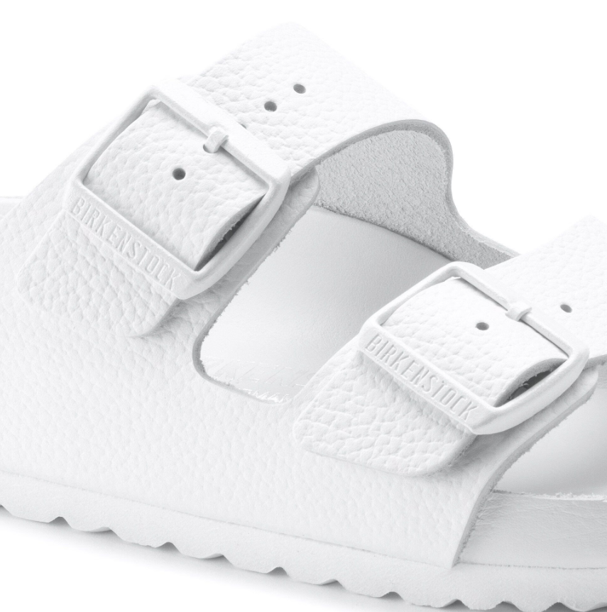 Birkenstock Arizona Exquisite Natural Leather White Sandals