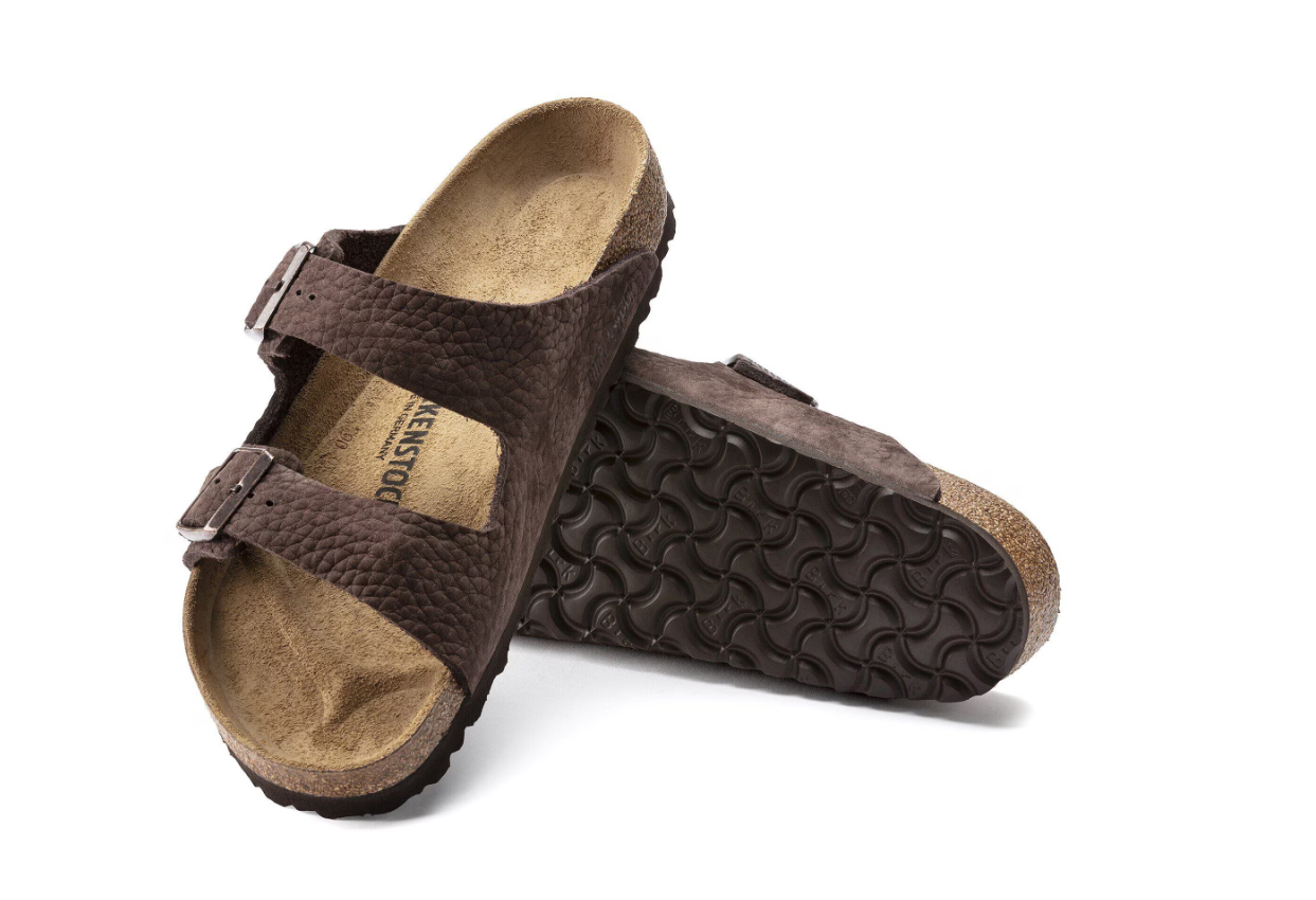 Birkenstock Arizona Nubuck Leather Desert Buck Roast
