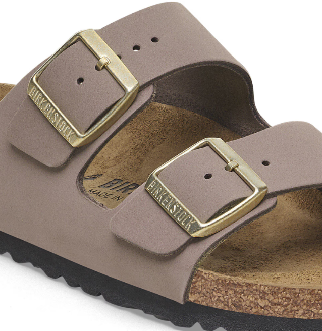 Birkenstock Arizona Nubuck Leather Faded Purple