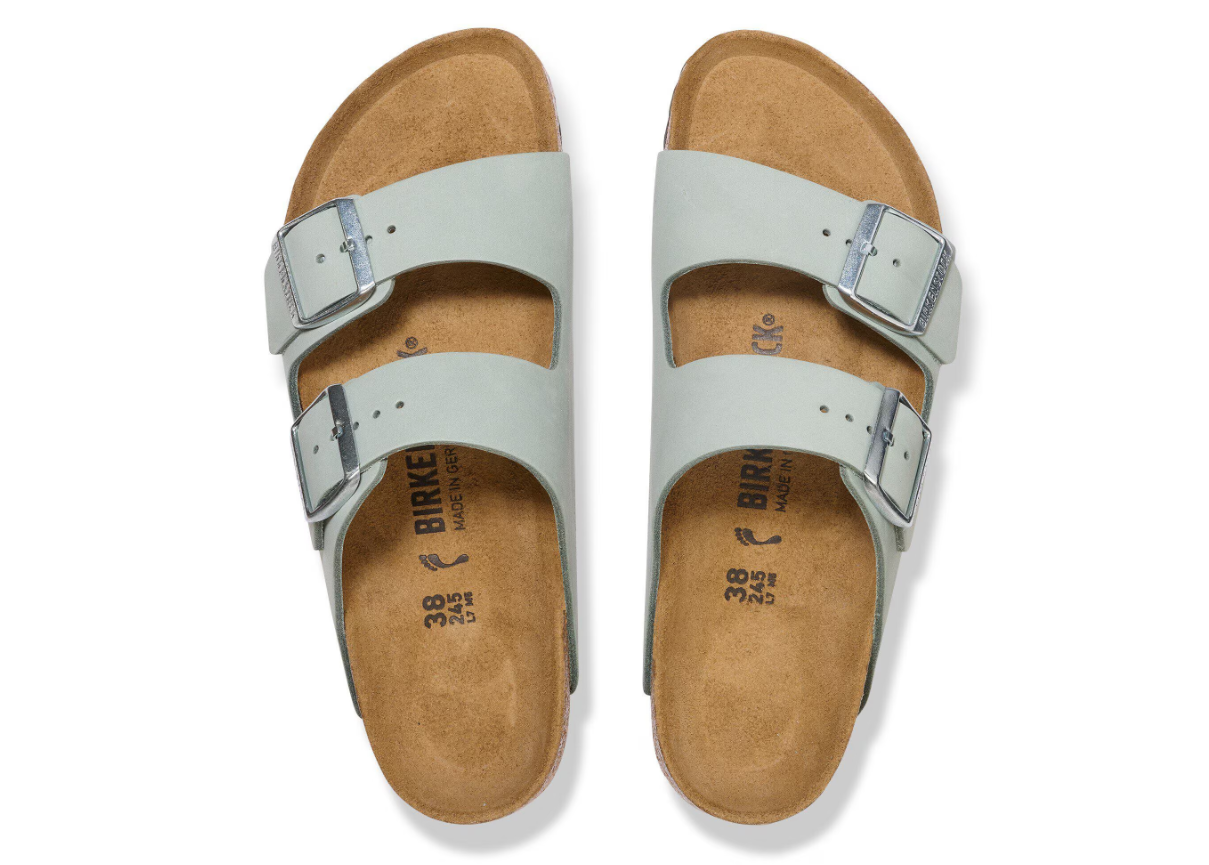 Birkenstock Arizona Nubuck Leather Pure Sage